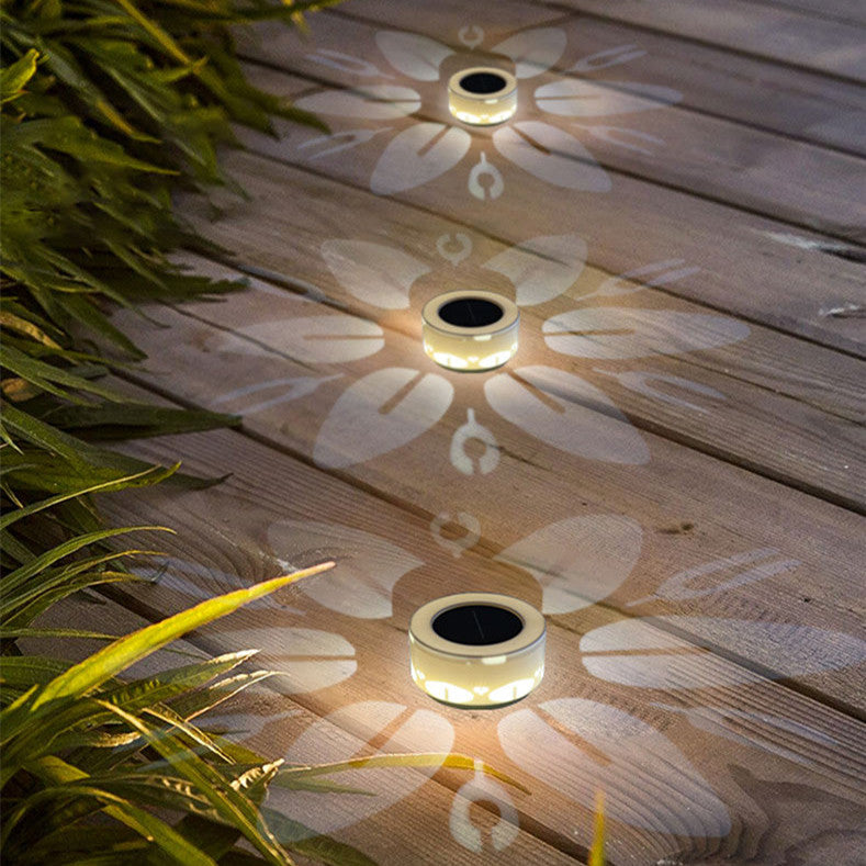 Garden Landscape Decoration Solar Outdoor Flower Pattern Lamp Outdoor Light Galileo Lights