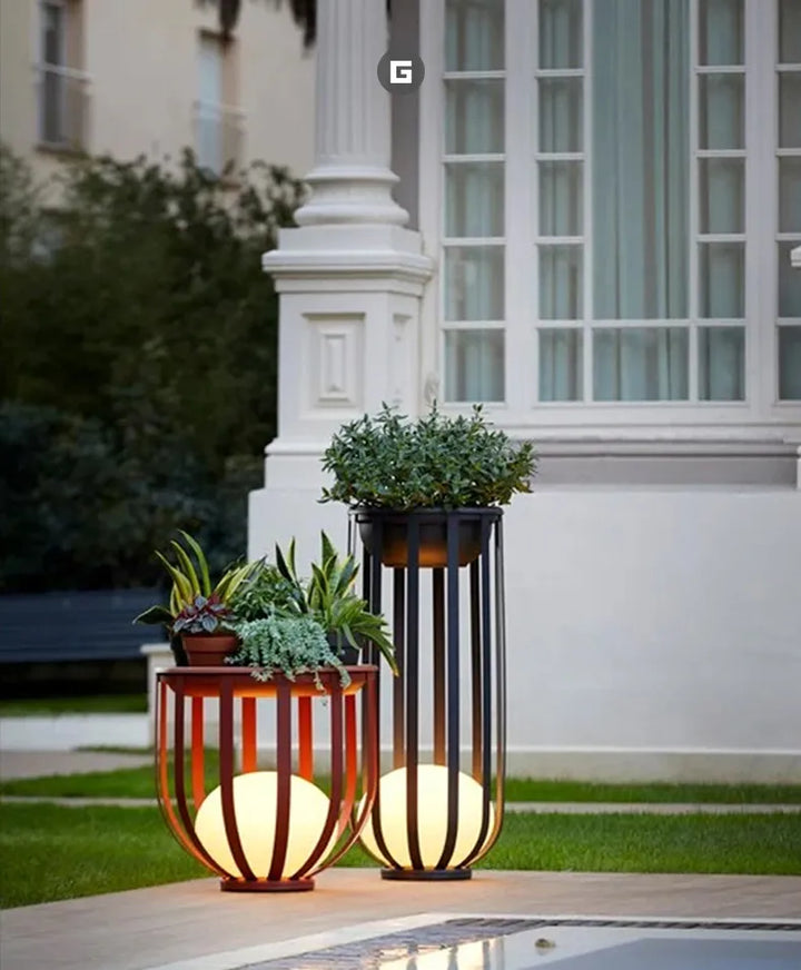 Outdoor Flower Pot Lamp Outdoor Light Galileo Lights